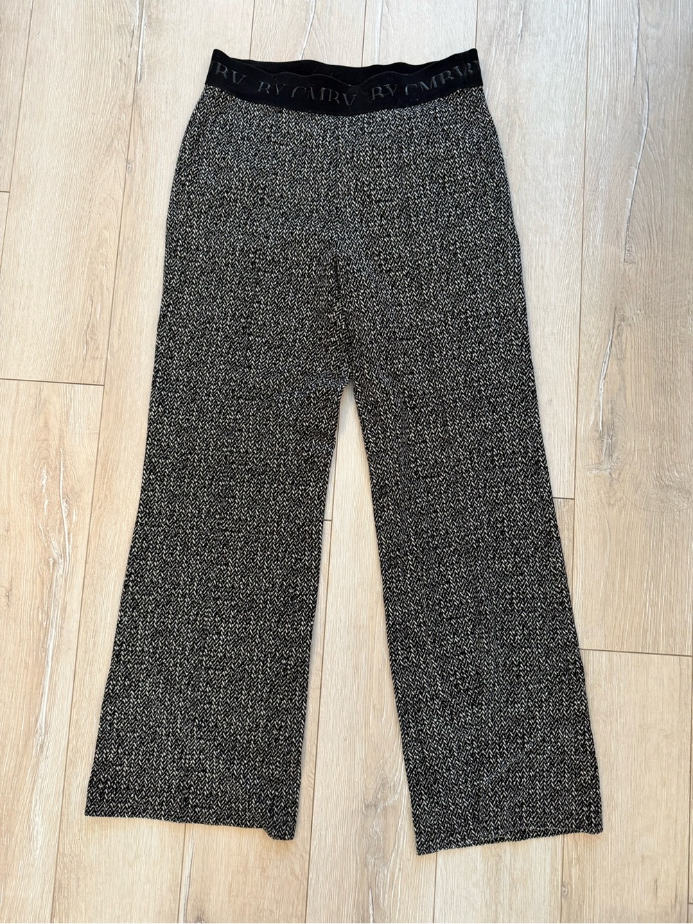 Cambio Knit Pants in Black & White